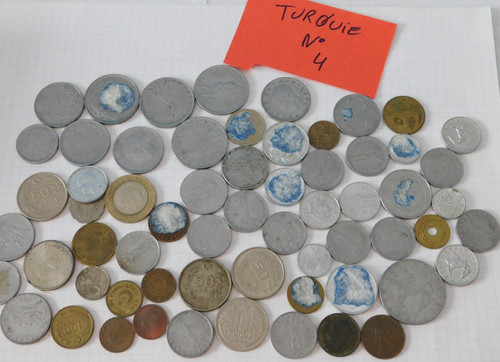 Lot pièces monnaie - de, lira