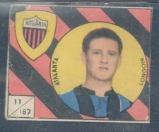 RARA FIGURINE DE FOOTBALLEURS ÉDITION * V A V * 1958/59 *ALASSANDRIA-LONGONI*