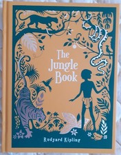 LE LIVRE DE LA JUNGLE Rudyard Kipling cuir collé illustré classique RARE