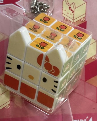 Hello kitty cube puzzle chain - hello,