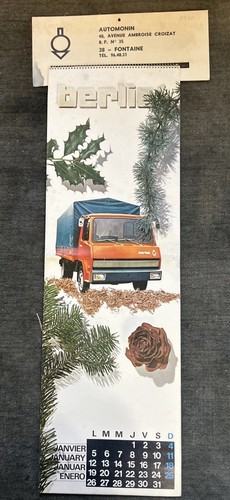 Rare ancien calendrier - rare,