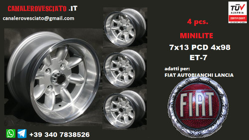 Roues cerchi minilite 13 - 4,