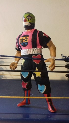 Rare figurine catcheur super - ",