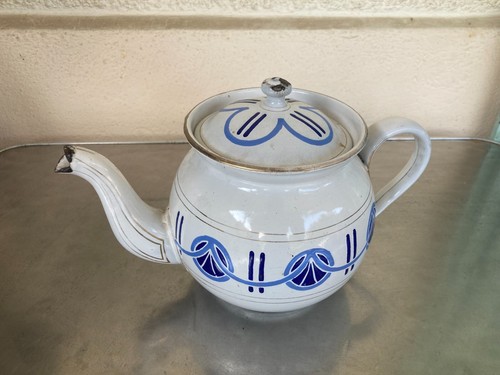 Ancienne cafetiere emaillee - ancienne,