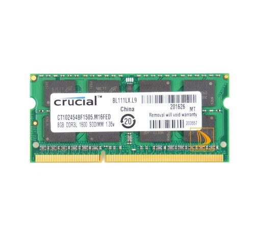 Crucial 8gb 2rx8 pc3l 12800s - 8gb,