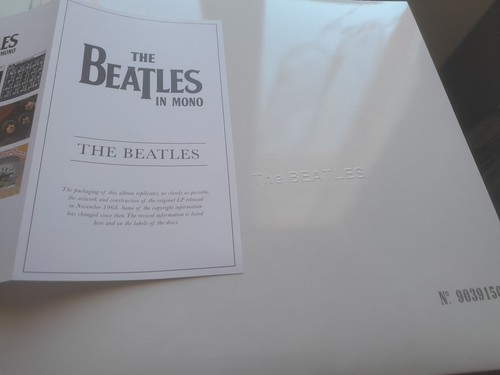 Beatles mono white album rare - beatles,