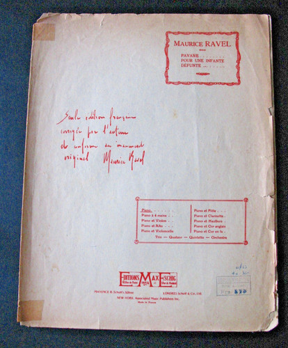 Ravel pavane pour - ravel,