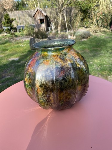 Intéressant vase verre - en,
