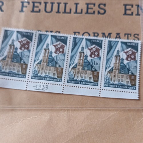 France bande timbres non - france,