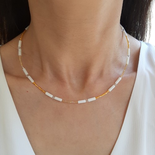 Collier perle miyuki - collier, en