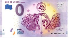 BILLET TOURISTIQUE EURO SOUVENIR 0 EURO  PORTUGAL - ZOO DE LAGOS 2020-2