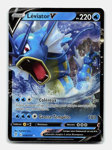 Carte pokémon léviator - carte,