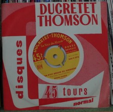 DANIELE GEORGE MON P'TIT BEGUIN DU DIMANCHE POCHETTE PROMO FRENCH SP DUCRETET