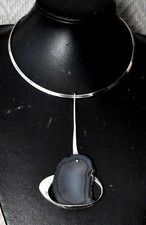 Collier en argent massif et