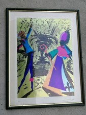 Planche salvador DALI source PERRIER 1969 ÉPREUVE D'ARTISTE  fontaine fountain