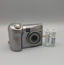 Olympus SP-310 Digital Compact Camera Silver 7,1MP 3x Zoom, Batteries, Used