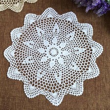 40cm Rond Main Crochet Nappe