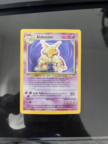 Carte pokémon alakazam - pokémon,