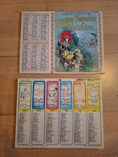 CALENDRIER - ALMANACH PTT 1984 + 1990