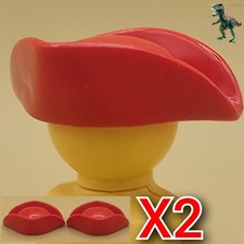 Playmobil chapeau rouge foncé