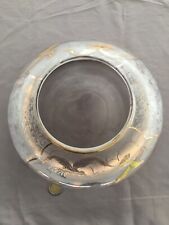 Ancien RARE centre de table, vase en verre  à panse aplatie signé D 'ARGIL