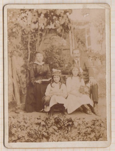 Photo cdv costume - , famille