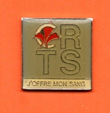 Pin's pins pin Lapel DON DU SANG Give Blood CRTS TRANSFUSION SANGUINE LILLE