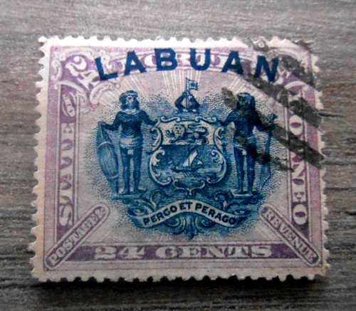 Timbre labuan malaisie - timbre, labuan,