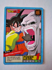 CARTE DRAGON BALL Z CARDDA A5 BOUBOU N° 605 POWER LEVEL 1 - 1996 NEUVE
