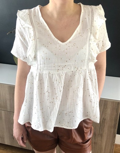 Blouse blanche manches - à,