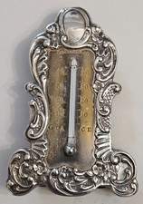 Ancien thermomètre en argent