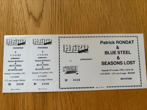 Billet ticket place concert - billet,