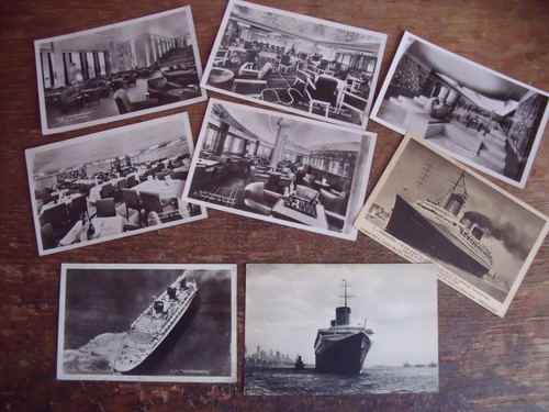 Cpa paquebot normandie - cpa,
