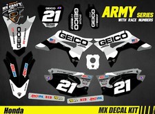 Kit Déco Moto pour / Mx Decal Kit for Honda CRF - Camo