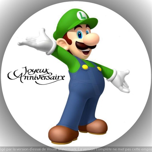 Luigi décoration gâteau - .décoration,