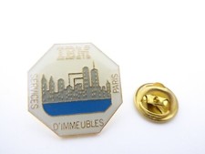 PIN'S PINS PIN BADGE - IBM - SERVICE D'IMMEUBLES PARIS - INFORMATIQUE / COMPUTER