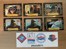 LA VACHE QUI RIT 2001 LOT DE 6 CARTES DEPLIANTS STAR WARS EPISODE 1
