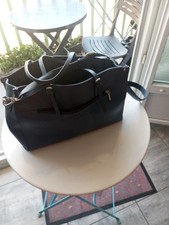 sac a main bleu arthur et aston synthétique