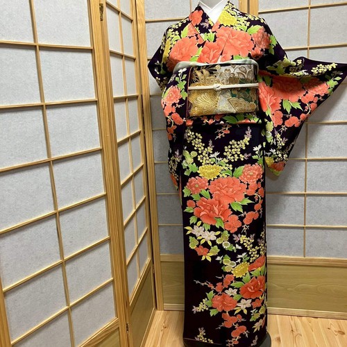 7176 kimono japonais vintage - 7176#,