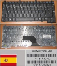 Clavier Qwerty Espagnol AMILO L7300 V2010 K011405B3SP 71-31730-02 K020630B3 Noir