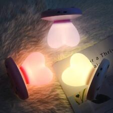Lampe LED COEUR veilleuse portable tactile à piles USB 3 intensité lumineuse