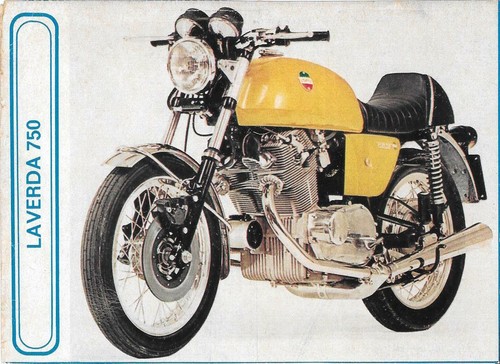 Motocard laverda 750 - motocard,