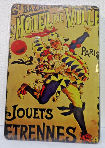 Plaque metal vintage - vintage, 20x30