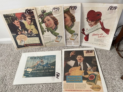 Vtg antique cigarette - vtg, lot