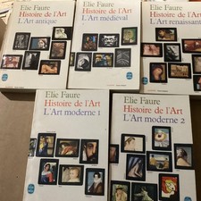 Lot 5 livres HISTOIRE DE L'ART