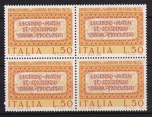 Italy 1974 quartina 1269 - italy,