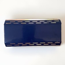 Lampe  Applique Vintage MASSIVE Avec Volet Orientable Bleue Design 80