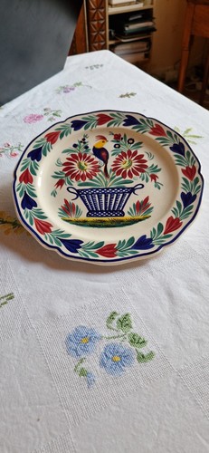 Assiette décorative faïence - assiette,