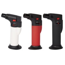 Brûleur de Cuisine Briquet Chalumeau Rechargeable Verrouillage Réglage Flamme