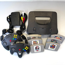 Lot de 2 manettes pour console Nintendo 64 avec 6 jeux N64 Japan ver. Testé #73